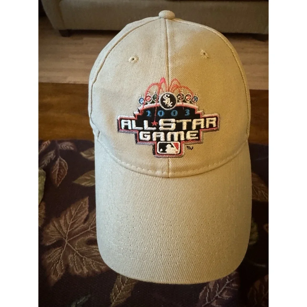 Vintage 2003 MLB All Star Game Hat Chicago White Sox ESPN Radio 1000 Promo Cap